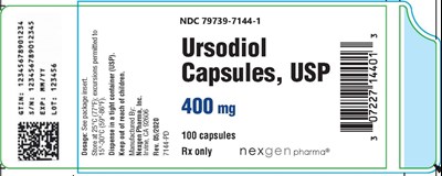 Ursodiol 400 mg Container Label - ursodiol 400mg container label 101119.JPG